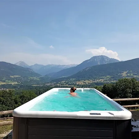 Les Esseroliettes - Spa Bien-Etre Et Spa De Nage - Massif Des Bauges -Savoie Guest house *